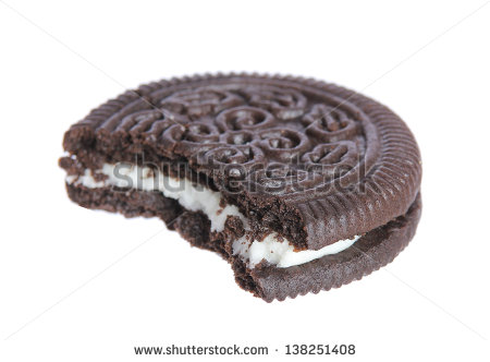 Oreo Cookie Clip Art Black And White Chocolate Cookies With Creme