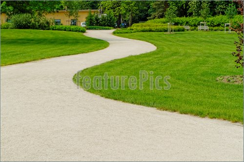Picture Of Winding Path Through