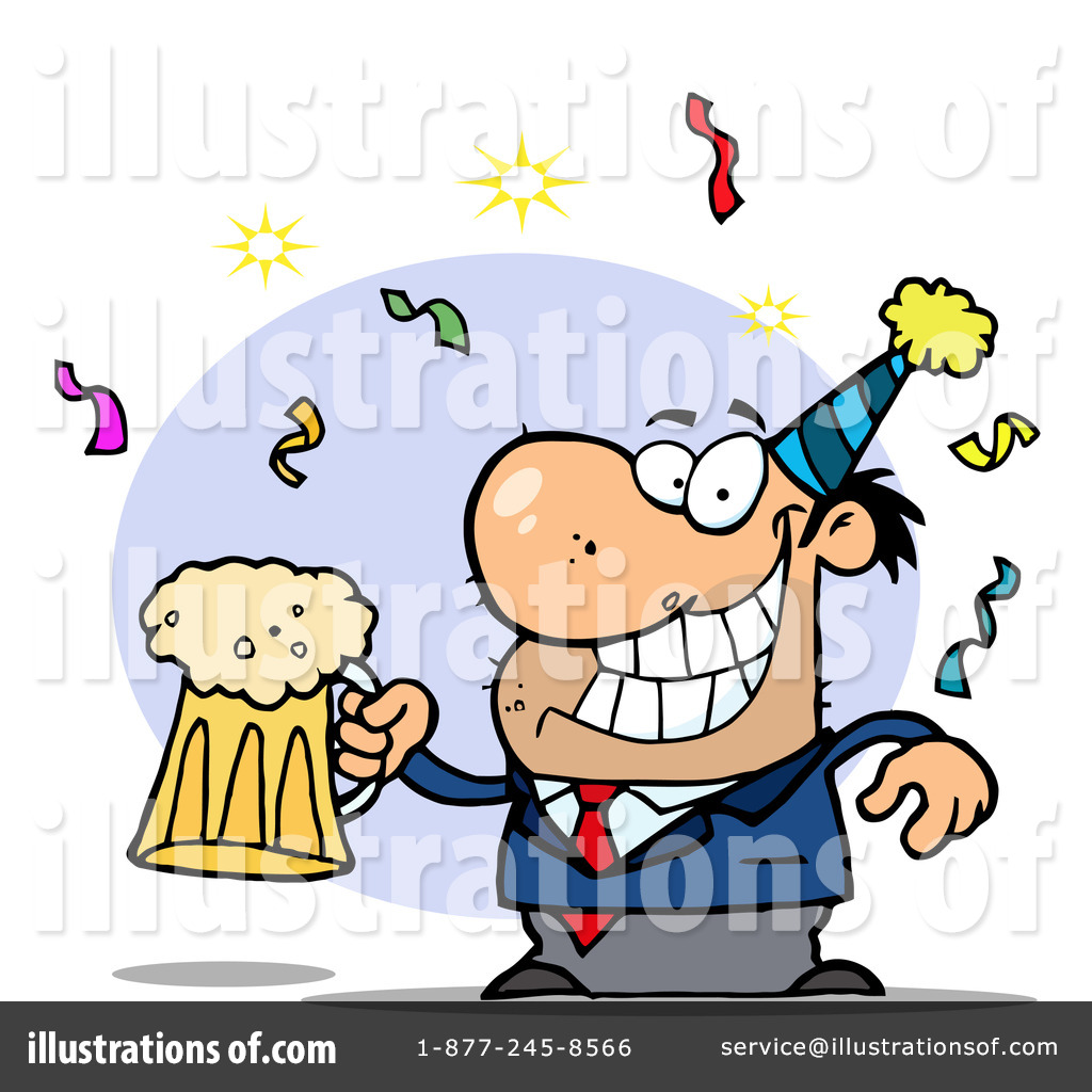 Royalty Free  Rf  Party Clipart Illustration By Hit Toon   Stock
