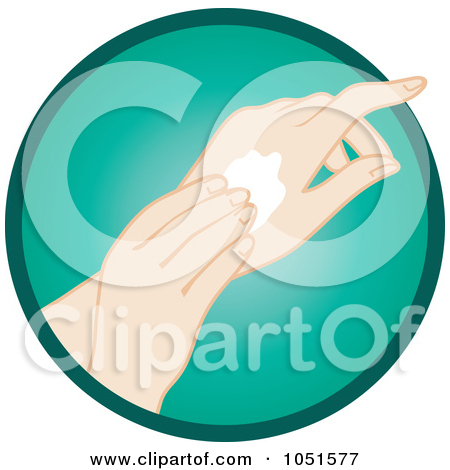 Royalty Free Vector Clip Art Illustration Of A Black Woman Rubbing In