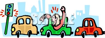 Traffic Jam Clip Art   Royalty Free Clipart Illustration