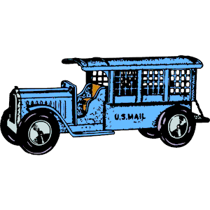 Truck   Mail Clipart Cliparts Of Truck   Mail Free Download  Wmf Eps