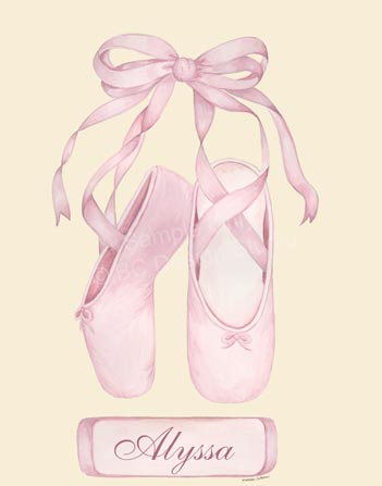 Ballet Shoes Clip Art