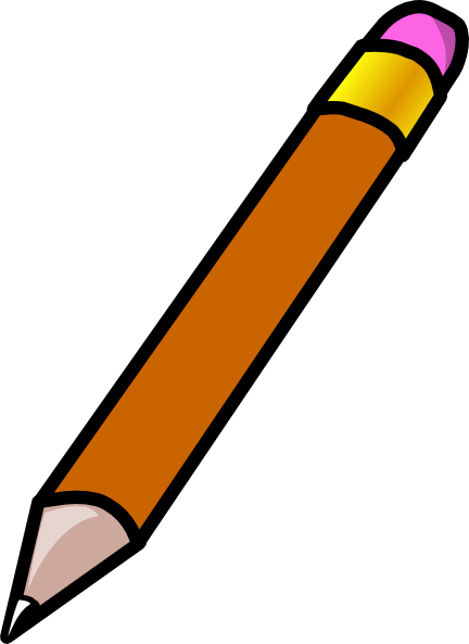 Blackboard Pen Pencil Copy Book Sharpener And Marker Download Clipart