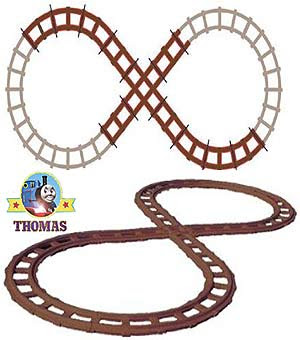 On Train Layout Track Set And Figure 8 Conversion Expansion Track Pack
