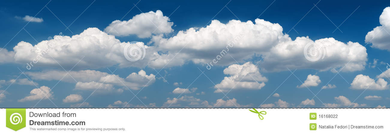 Panorama Sky And Clouds Stock Photography   Image  16168022
