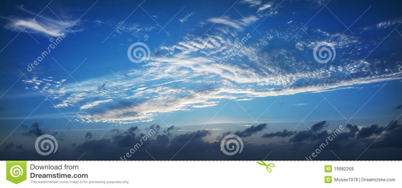 Panoramic Sky Royalty Free Stock Photos   Image  19982268
