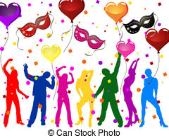 Party Poster   Vector Illustration Of Dancing People