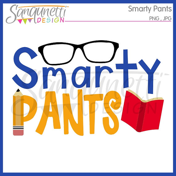 Smarty Pants Clipart Commercial Use License By Sanqunettidesigns