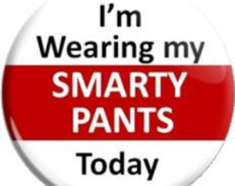 Wearing My Smarty Pants Tod Ay  Item Fd0844   1 25 Or 2 25 Inch