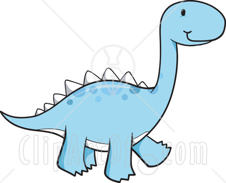 Baby Dinosaur Clip Art 13649 Cute Blue Baby Dinosaur Smiling Clipart