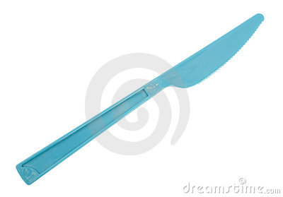 Blue Plastic Knife Royalty Free Stock Photos   Image  11767318