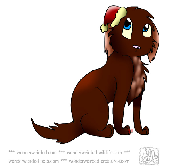 Christmas Cartoon Dog Clipart From Our Christmas Dog Pictures At Www
