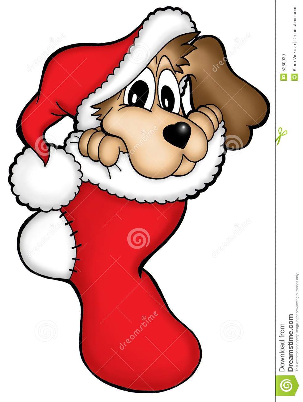 Christmas Dog Clipart Christmas Dog And Cat Stock
