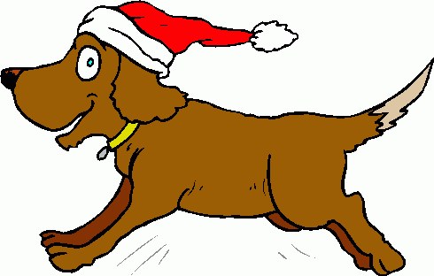Christmas Dog Clipart   Quotes Lol Rofl Com
