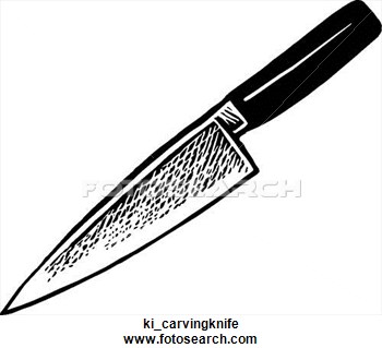 Clipart   Carving Knife  Fotosearch   Search Clipart Illustration