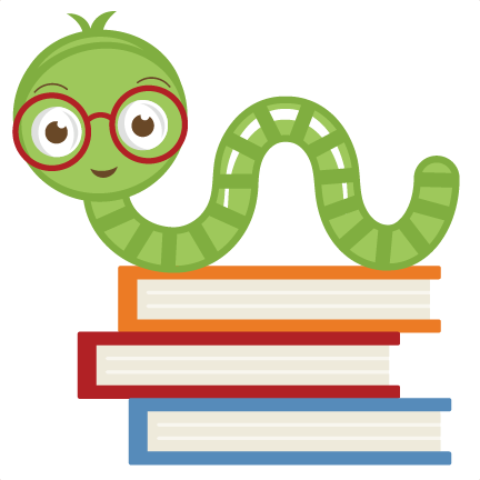 Cute Bookworm Svg Cut File Cute Bookworm Clipart Free Svgs Free