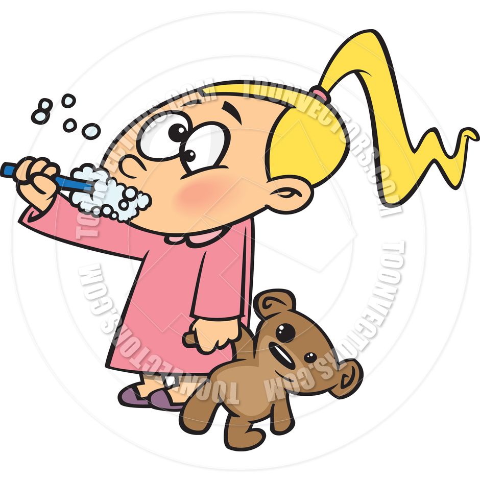 Girl Brushing Teeth Clipart   Clipart Panda   Free Clipart Images