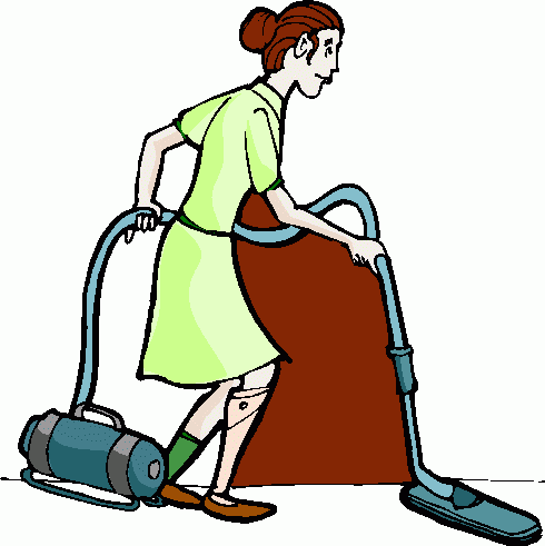 House Cleaning Lady Clipart