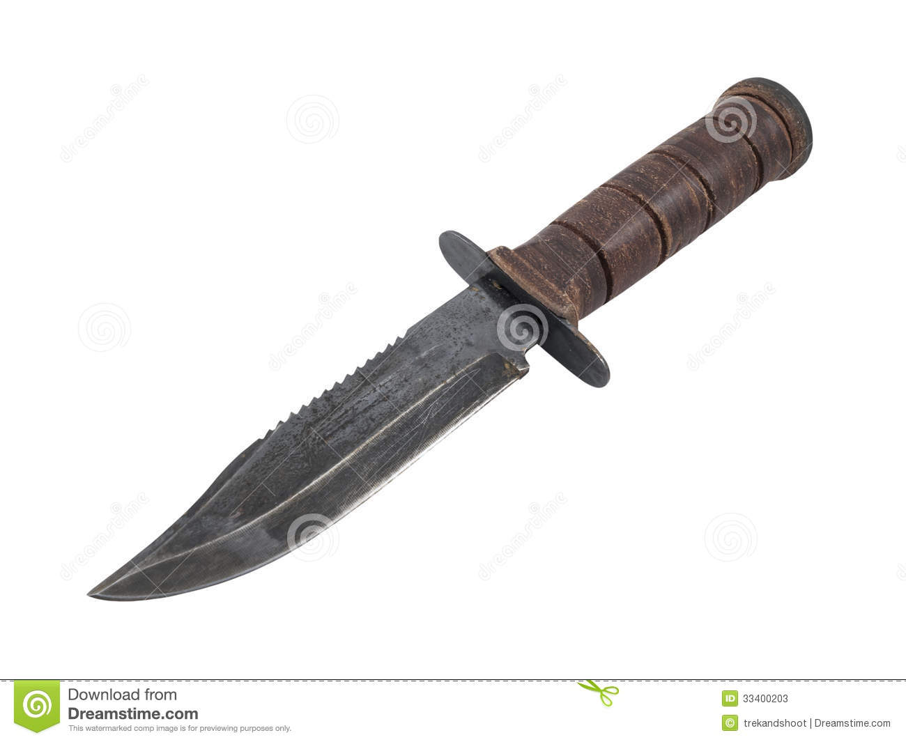 Hunting Knife Clipart Rusty Old Hunting Knife With
