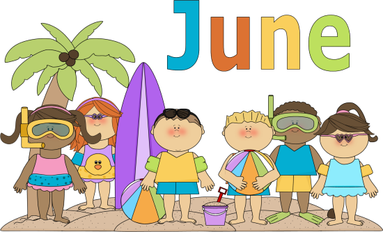 Month Of June On The Beach Png