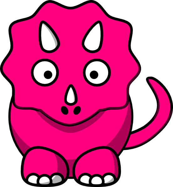Pink Baby Dinosaur Clip Art At Clker Com   Vector Clip Art Online