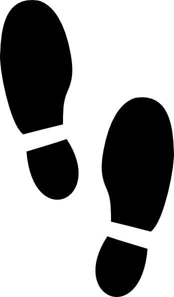 Walking Shoes Clipartshoe Prints Clip Art   Vector Clip Art Online