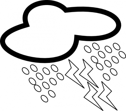 And White Storm Cloud Clip Art Preview Cli Free Black And White Cli    