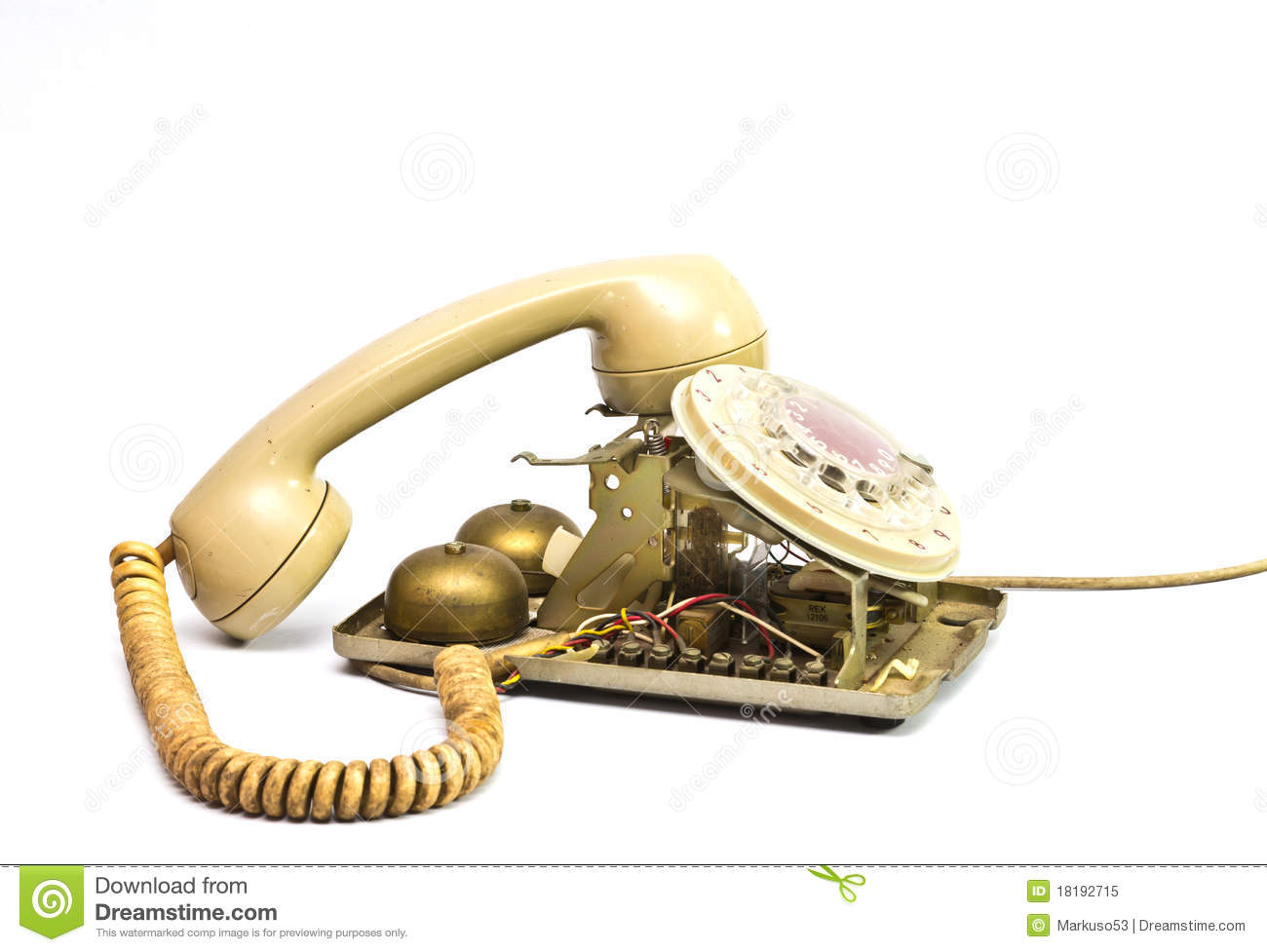 Broken Telephone Royalty Free Stock Photo   Image  18192715