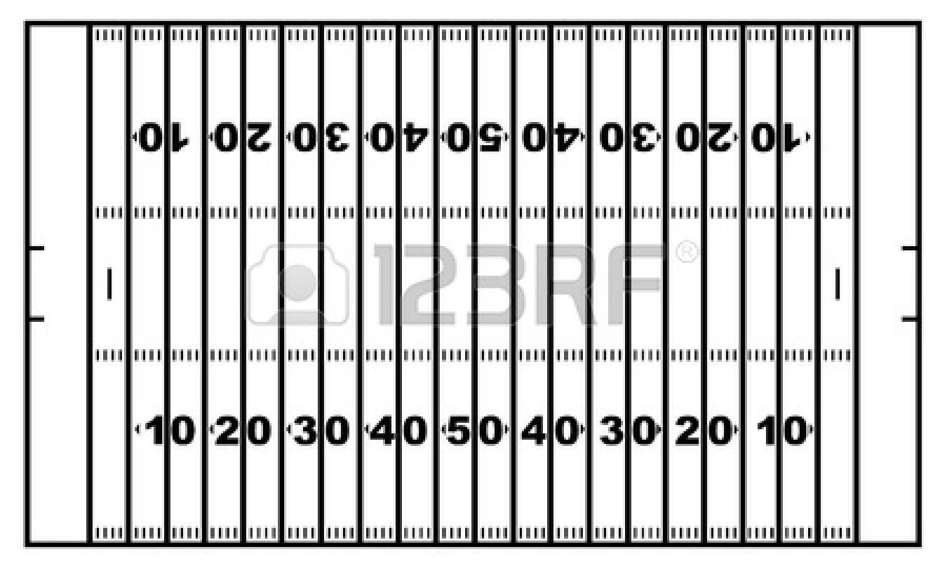 Football Field Black And White Clipart Panda Free Clipart Images Throughout Blank Football Field Template
