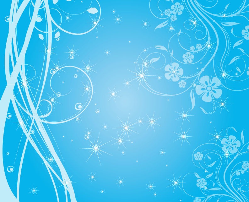 Free Swirly Blue Stars Vector Background   Free Vector Graphics   All