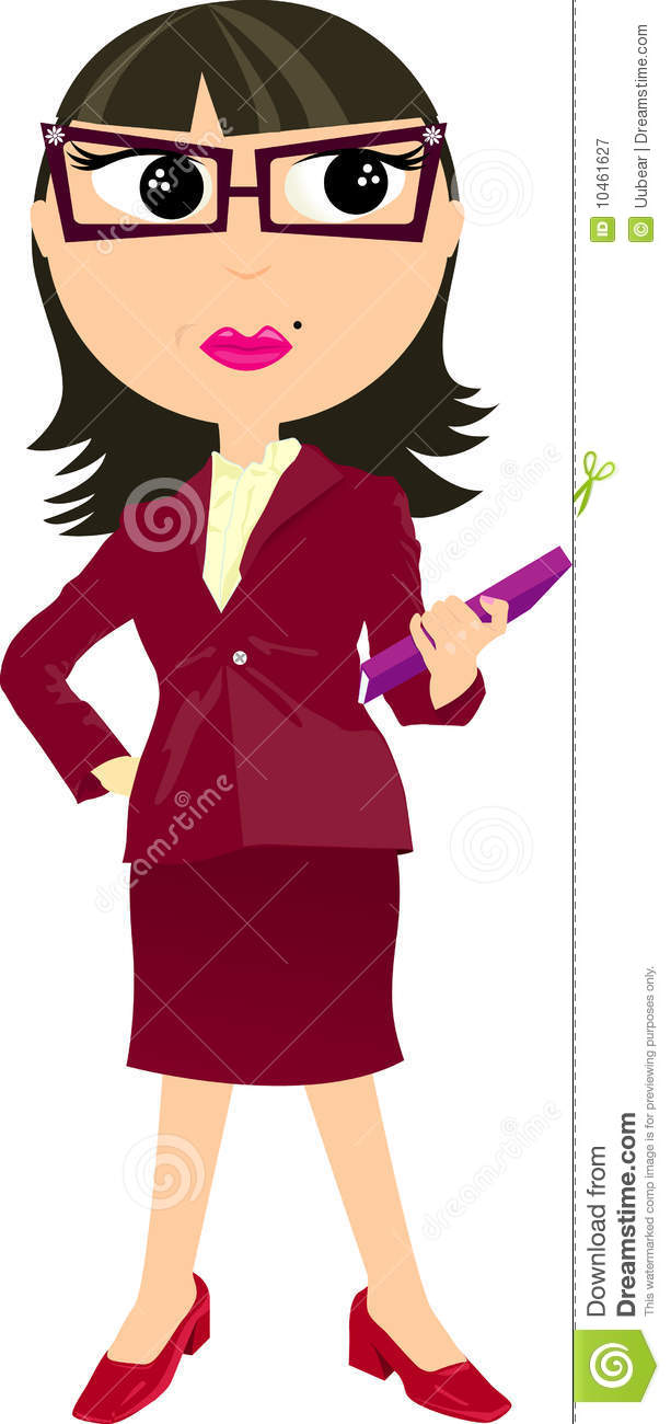 Lady Teacher With Suit Royalty Free Stock Photography   Image    