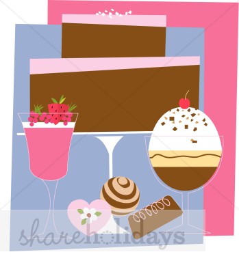 Modern Sweets Clipart