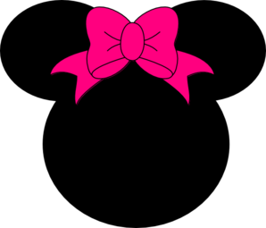 Pink Minnie Mouse Clip Art Minnie Mouse Bow No Dots Md Png