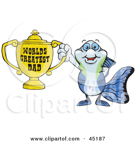 Royalty Free  Rf  Clipart Illustration Of A Guppy Fish Character