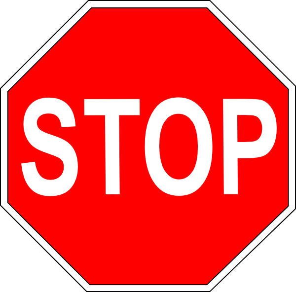 Stop Sign Project Clip Art