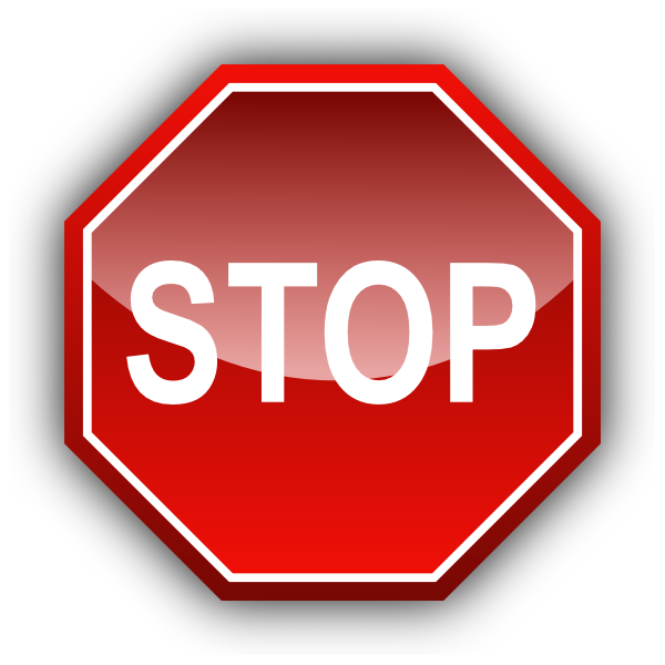 Stop Signal Clip Art At Clker Com   Vector Clip Art Online Royalty    