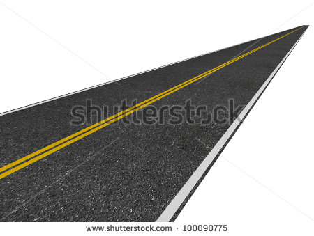 Straight Road Clipart Image Of A Long Straight Road