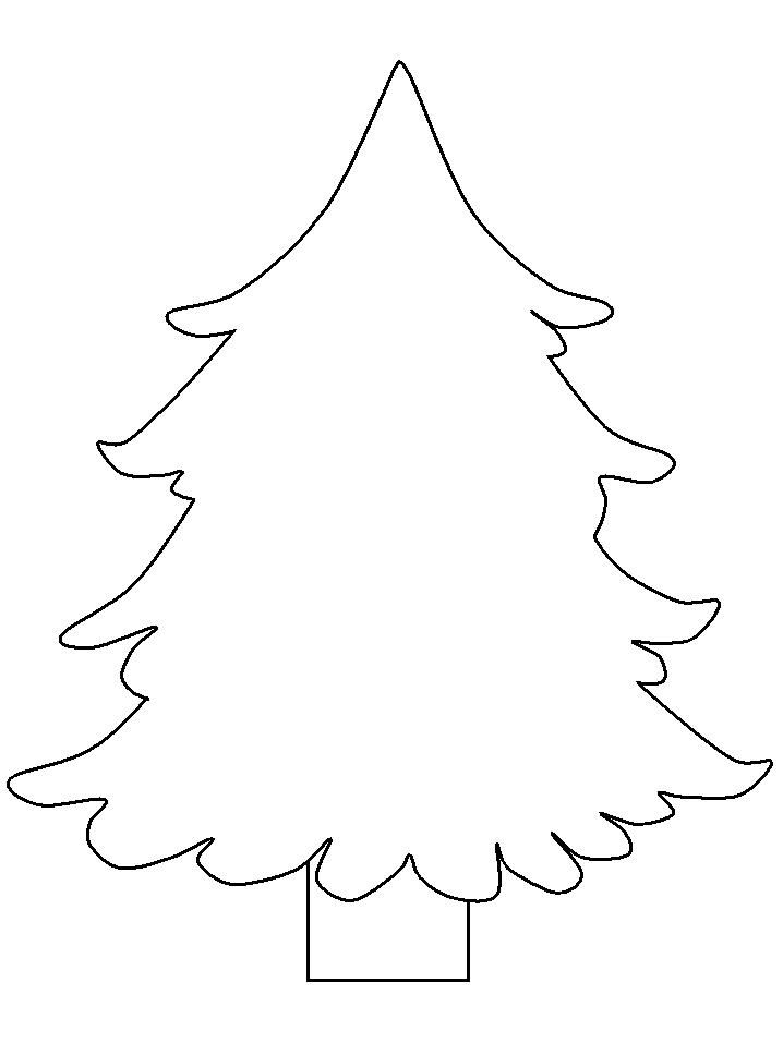 Tree3 Christmas Coloring Pages   Coloring Book