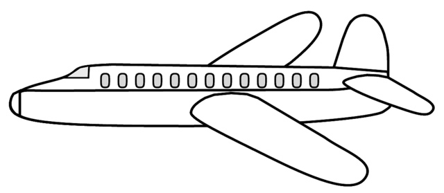787 Scech Plane Colouring Pages  Page 3