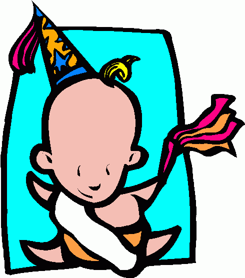Baby New Year 1 Clipart   Baby New Year 1 Clip Art