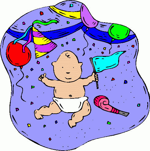Baby New Year 6 Clipart   Baby New Year 6 Clip Art
