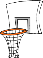 Basketball Clipart Hoop Gif