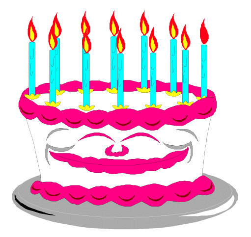 Birthday Cake Animated   Clipart Best