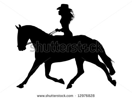 Cowgirl Silhouette Stock Photos Illustrations And Vector Art