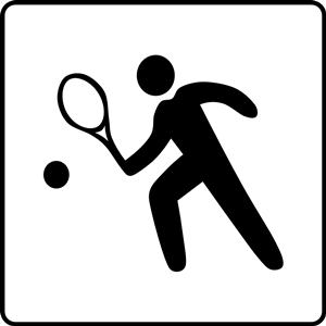Free Vector Clipart Hotel Icon Has Tennis Court