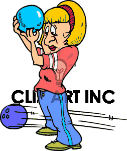 Funny Bowling Clip Art