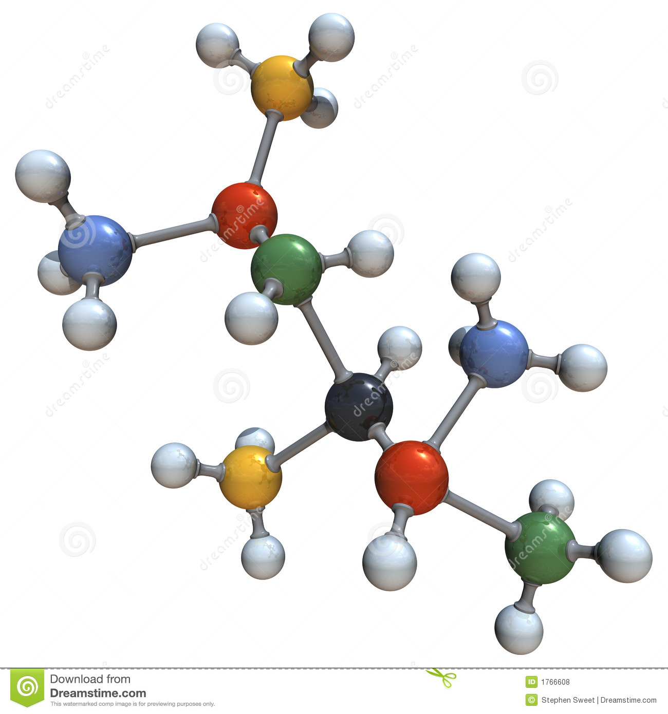 Large Molecule Royalty Free Stock Photos   Image  1766608