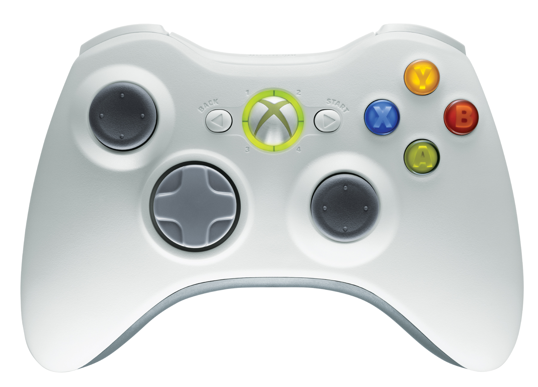 Microsoft   Xbox 360 White Wireless Controller For Windows  Xbox 360    