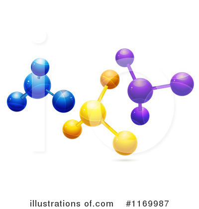 Molecule Clipart  1169987   Illustration By Elaine Barker